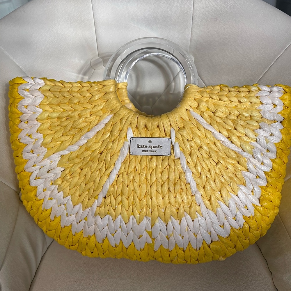 Kate spade lemon medium picnic bag.